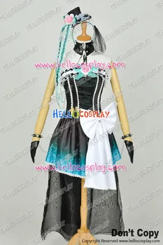 

Vocaloid NightBaron Queen Of The Night Cosplay Hatsune Miku Dress Costume H008