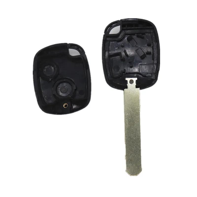 AUTEWODE дистанционный Автомобильный ключ для Honda CR-V Odyssey Fit City Civic Aaccord чехол для ключей fob пустой с резиновой накладкой 1 2 кнопки