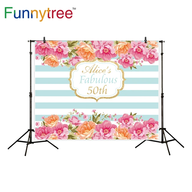 funnytree photography backdrop flower
