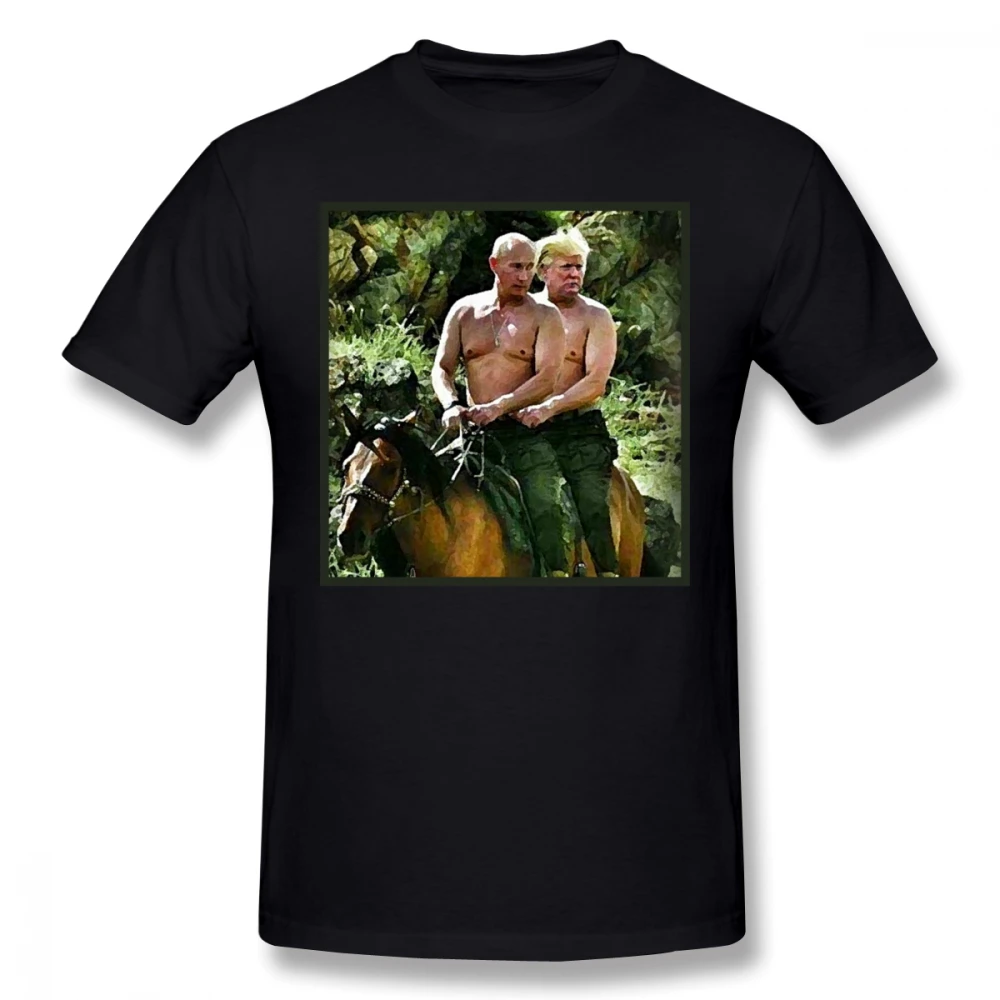 

Putin T Shirt Best Friends Trump Putin T-Shirt Short-Sleeve 100 Percent Cotton Tee Shirt Funny Streetwear Graphic Man Tshirt