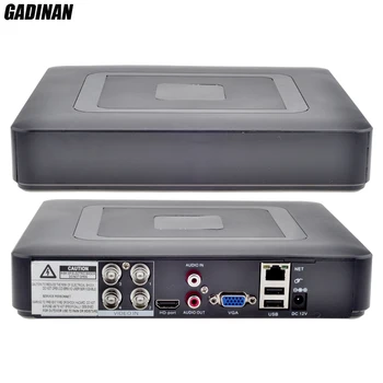 

GADINAN Mini Hybrid 4CH AHDNH 1080N DVR 5 IN 1 AHDM TVI CVI CVBS 960H Security CCTV DVR HDMI DVR NVR Support 1080P IP Camera