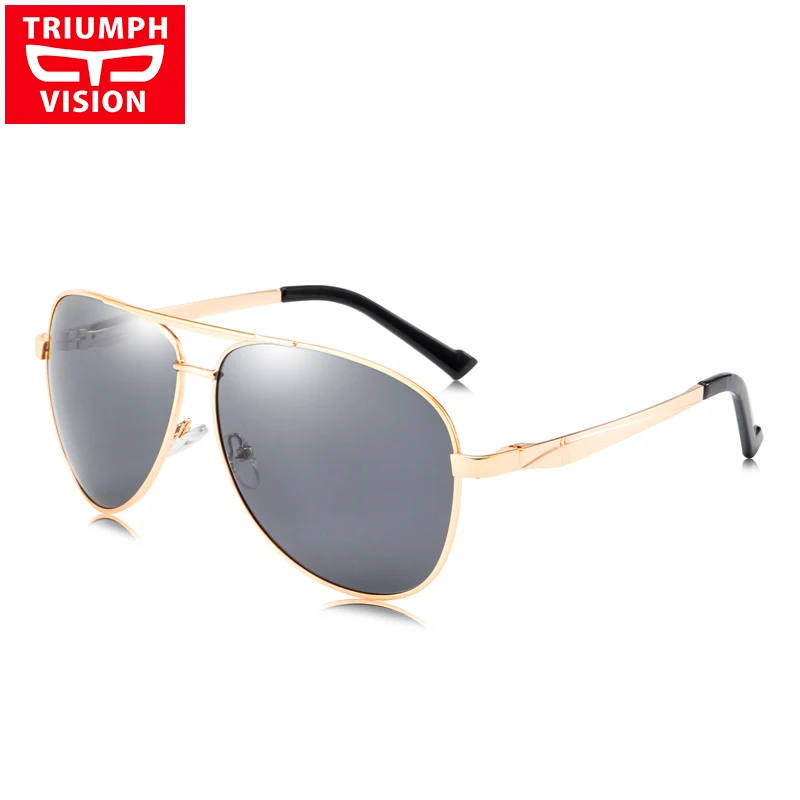 Мужские солнцезащитные очки TRIUMPH VISION, Классический фирменный дизайн, Lunette Polaroid, солнцезащитные очки для мужчин, высокое качество, металлические очки