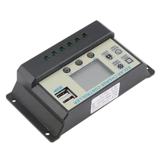 10A 12V 24V Solar Panels Battery Charge Controller 10Amps Lamp Regulator Suitable for Small Solar Energy System Battery Hot Sale