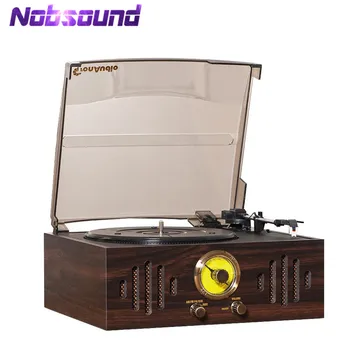 

Nobsound Hi-end Hi-Fi Bluetooth Turntable Phono LP Vinyl Record Player&AUX&AM/FM Radio&USB&SD/MMC Card 220V
