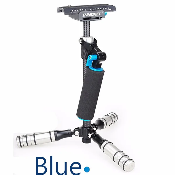 SP Мини Ручной Стабилизатор из углеродного волокна steadicam для DSLR видеокамера светильник устойчивый cam для GoPro лучше, чем S60T S60 - Цвет: Blue