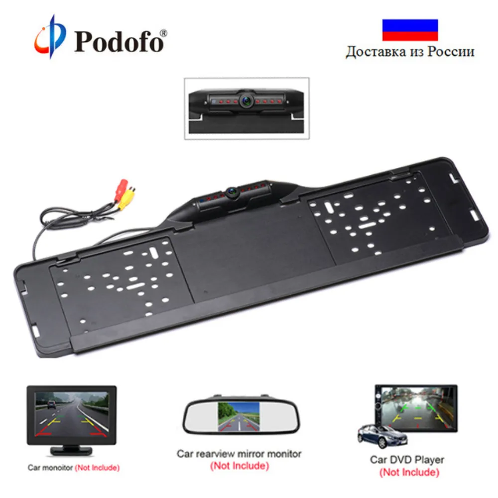 Podofo HD Car Rear View font b Camera b font Waterproof LED Night Vision EU European