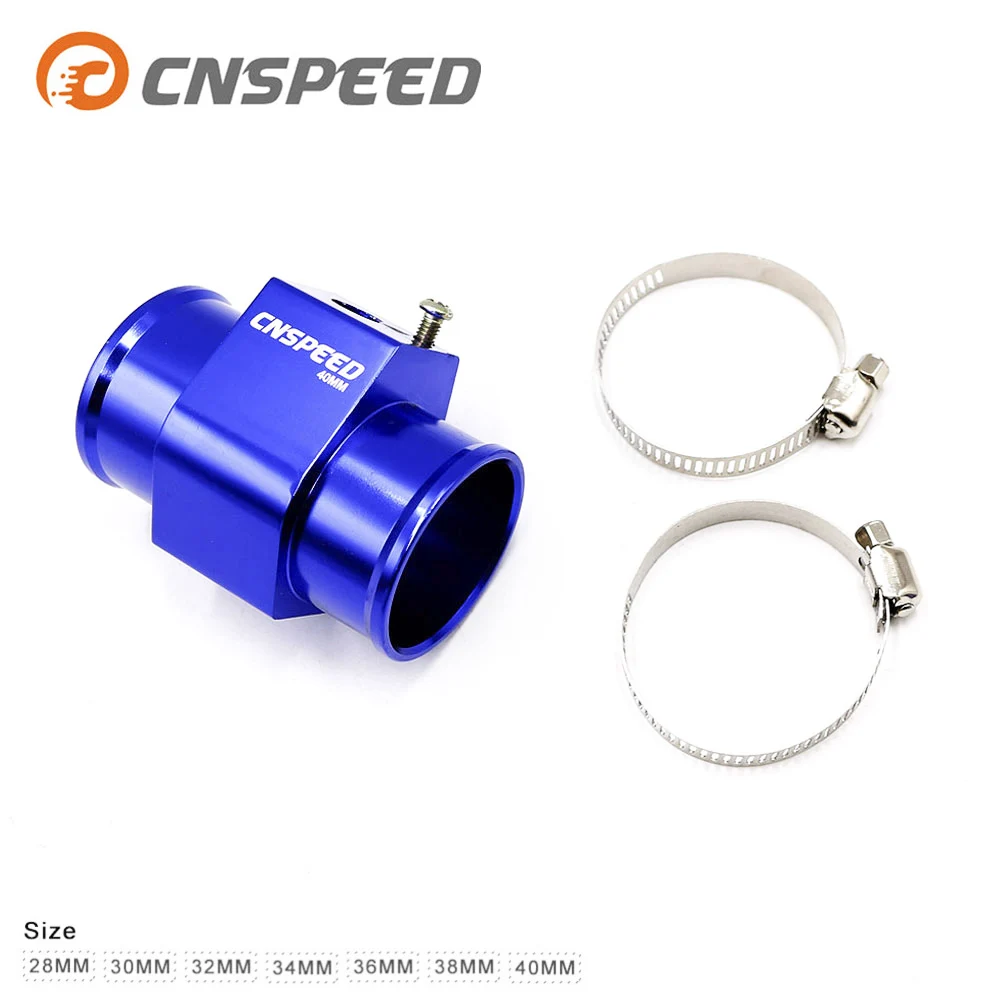 CNSPEED алюминиевый датчик температуры воды радиатор Соединительная труба адаптер