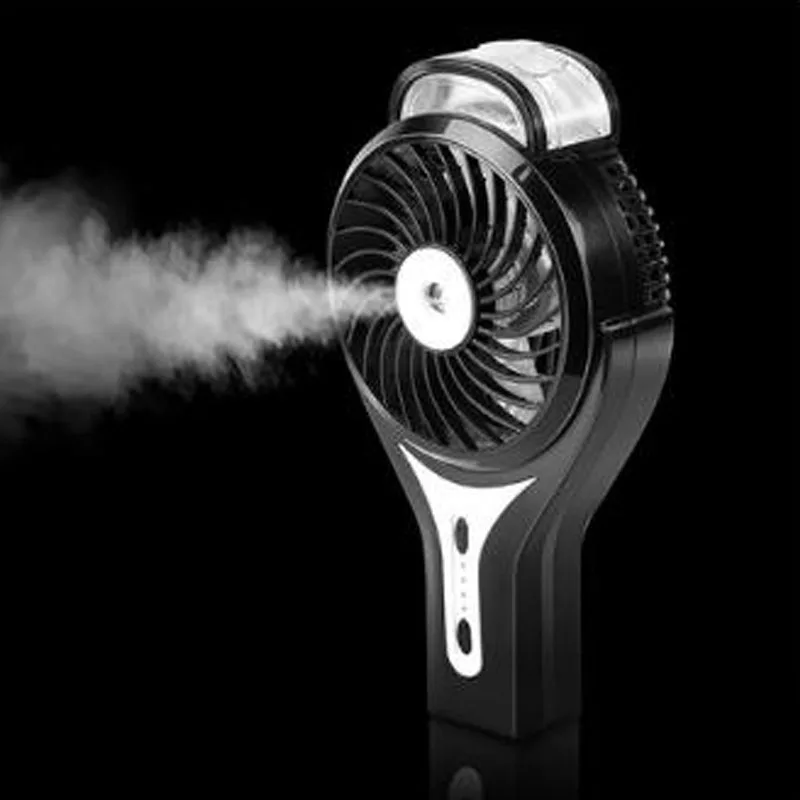 

Mini USB handheld fan cooling Portable Home Office humidifier Blower Rechargeable Mist Spray fans Air Conditioning Cooler