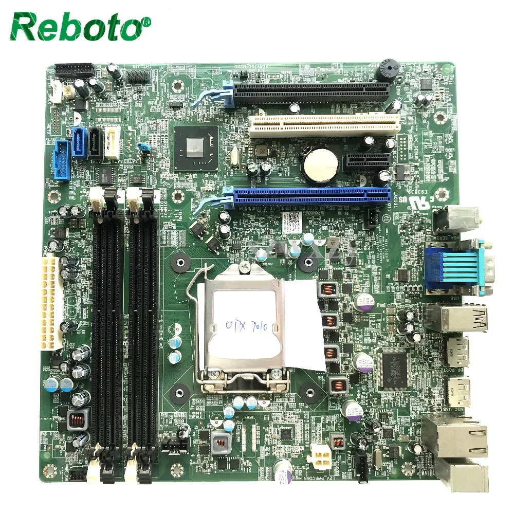 Reboto High Quality For Dell 7010 Desktop Motherboard CN-0X2N0D LGA 1155 SLJ83 Q77 DDR3 Full Tested Free Shipping