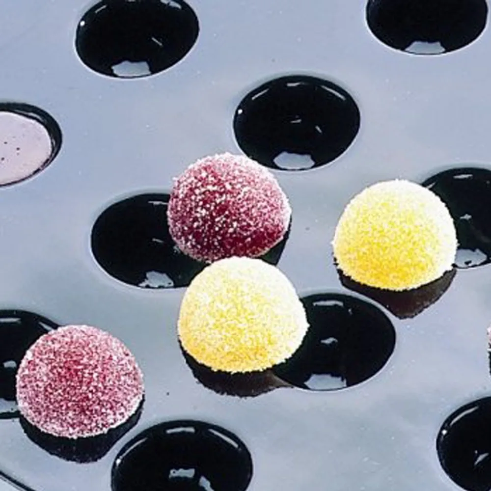 

40 Indents620x394mm Silicone Mini Sphera Candy Cake Gummy Mold Flexipan Professional Cake Mold Silicone Cake Mold