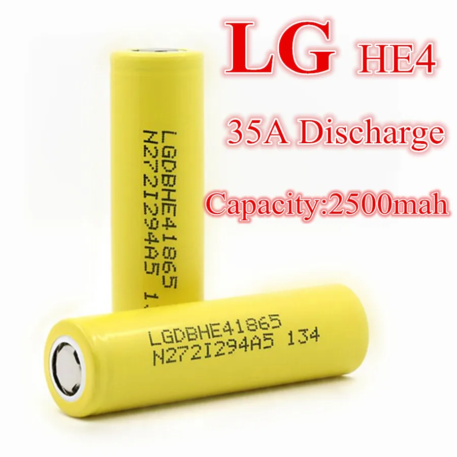 Аккумулятор lg 18650 he4