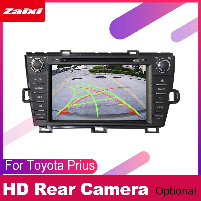 Discount ZaiXi For Toyota Prius 2009~2015 Car Android Multimedia System 2 DIN Auto DVD Player GPS Navi Navigation Radio Audio WiFi 3