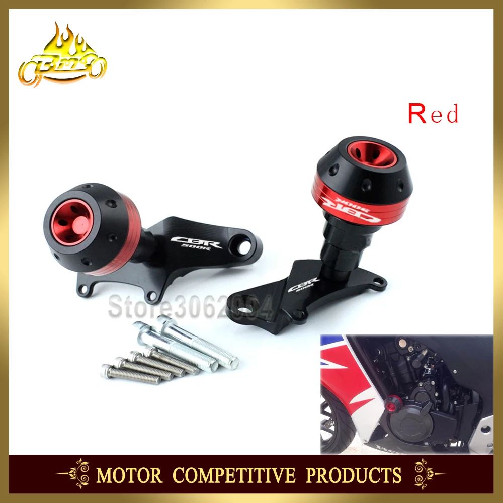 

Frame Slider Crash Protector Bobbins Falling Protection Mortorcycle Accessories For HONDA CBR 500R CBR500R CBR500 2013-2015 2014