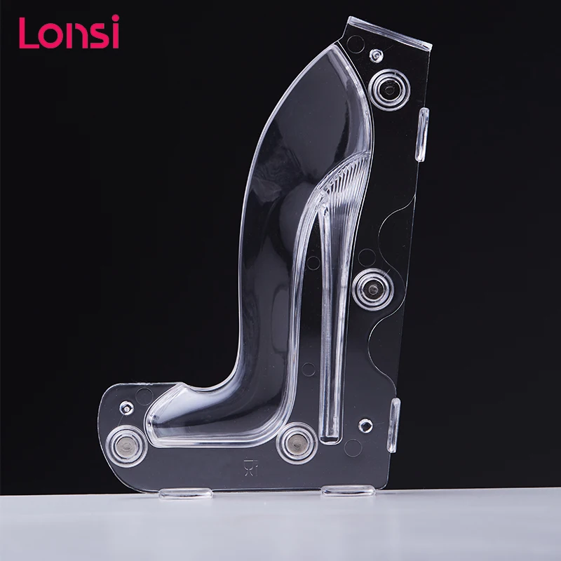 

LONSI 3D Magnetic Chocolate Mold High Heel Shoes Candy Cake Decoration Molds Cake Tools Home Baking Pastry Tools Lady Shoe Mold