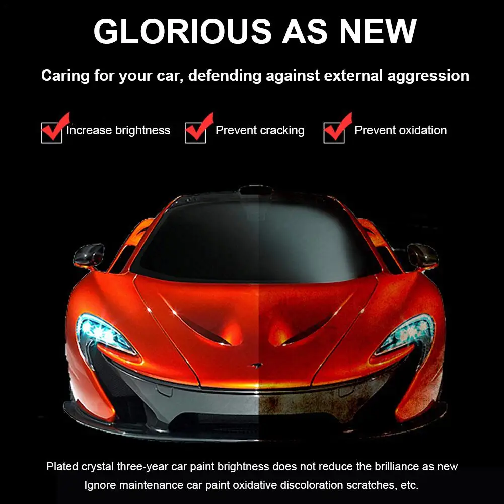 Automotive nano-plated crystal coating automotive ceramic nano-plated crystal automotive paint super hydrophobic glass