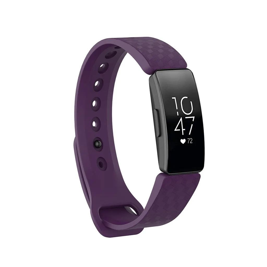 Силиконовый браслет ремешок для часов Fitbit Inspire/Inspire HR силиконовый браслет ремешок для часов маленький 528