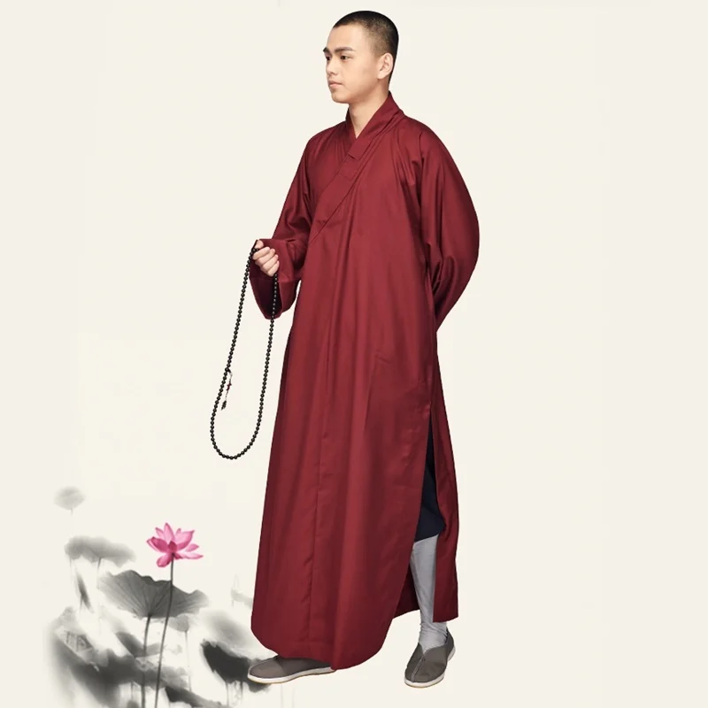 Buddhist monk robes clothing vest costume shaolin monk meditation clothes mala shaolin monk robes clothing TA540