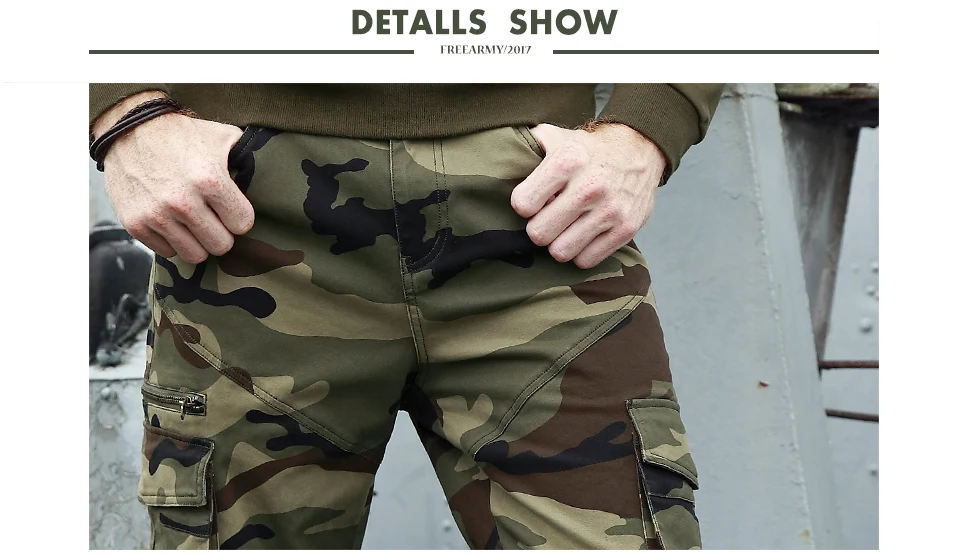 Осенние Брендовые мужские Модные Военные Брюки карго с несколькими карманами, мешковатые мужские брюки, повседневные брюки, комбинезоны, камуфляжные брюки, мужские хлопковые брюки