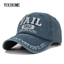 Marca YOUBOME, gorra de béisbol para hombres, gorras Snapback para mujeres, sombreros para hombres, gorra bordada, gorras de moda Vintage con letras para hombres, gorras para papá