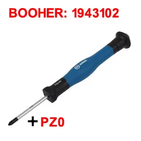 UXCELL Newest 1 Pcs 40mm Bar Length  BOOHER Authorized PZ0 Pozidriv Precision Screwdriver