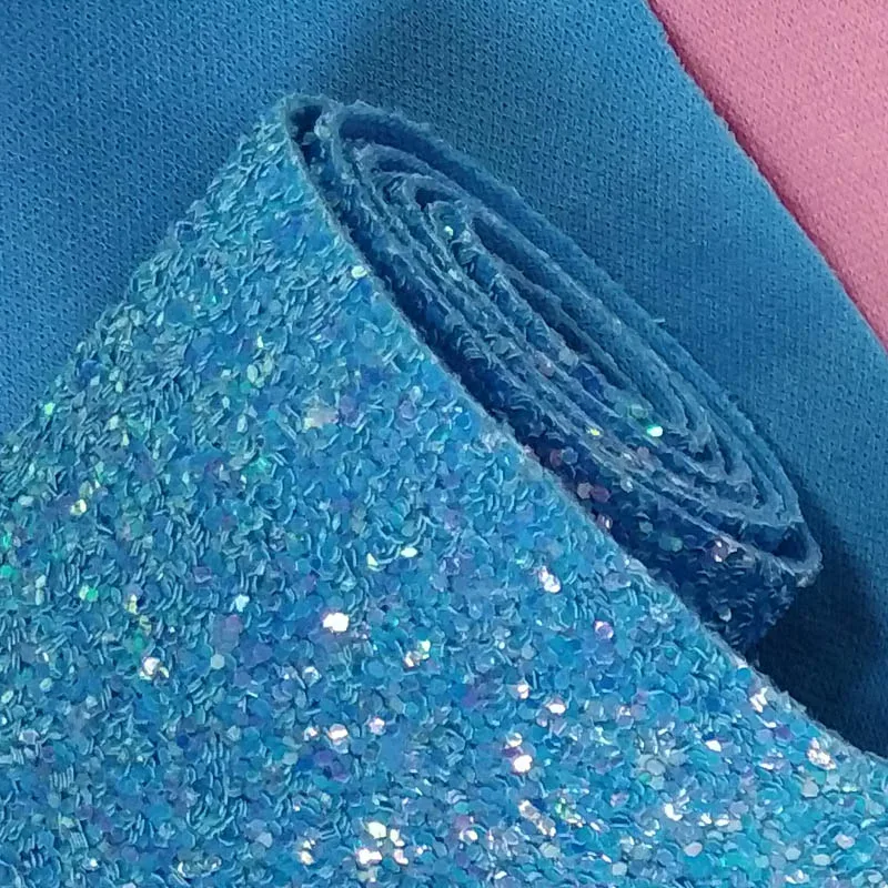 

25cm*100cm 3d Chunky Glitter Fabric wallpaper living room for bags shoes Decoration