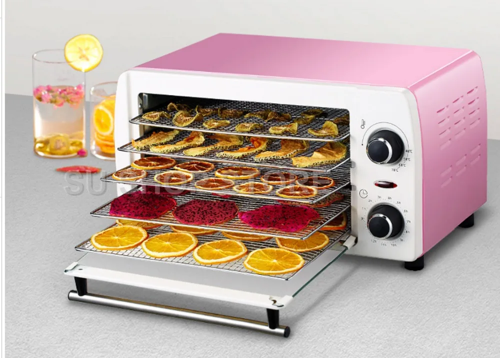 5 Trays Home Food Dehydrator Cabinet Fruit Dryer Drying