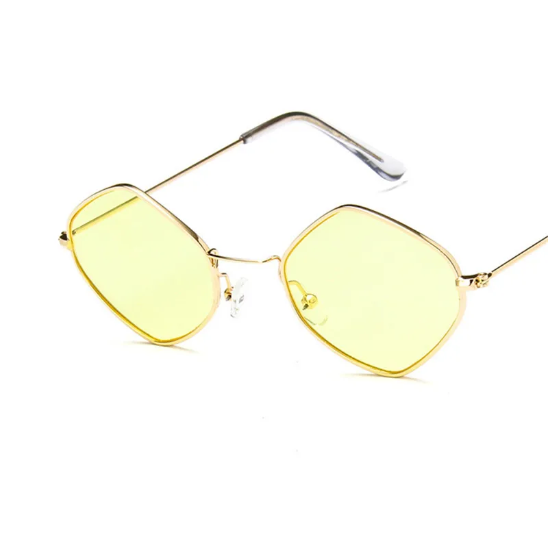Солнцезащитные очки KUJUNY в металлической оправе UV400 для мужчин и женщин небольшие