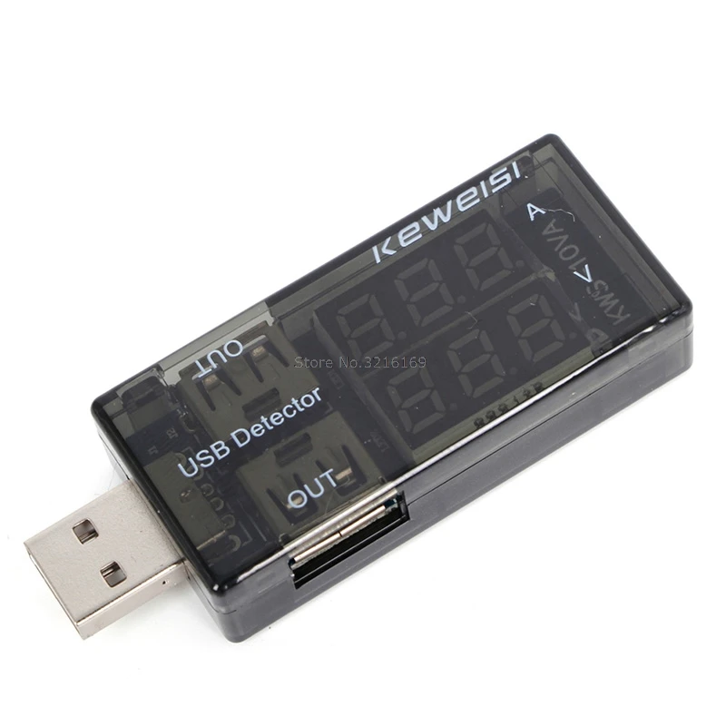 For USB Current Voltage Tester USB Voltmeter Ammeter Detector Double Row Shows Promotion
