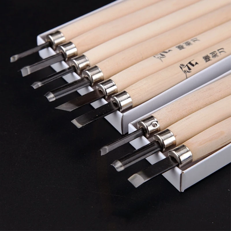 

The manual rubber stamp dedicated carving tools, wooden burin,3pcs/set, 6pcs/set