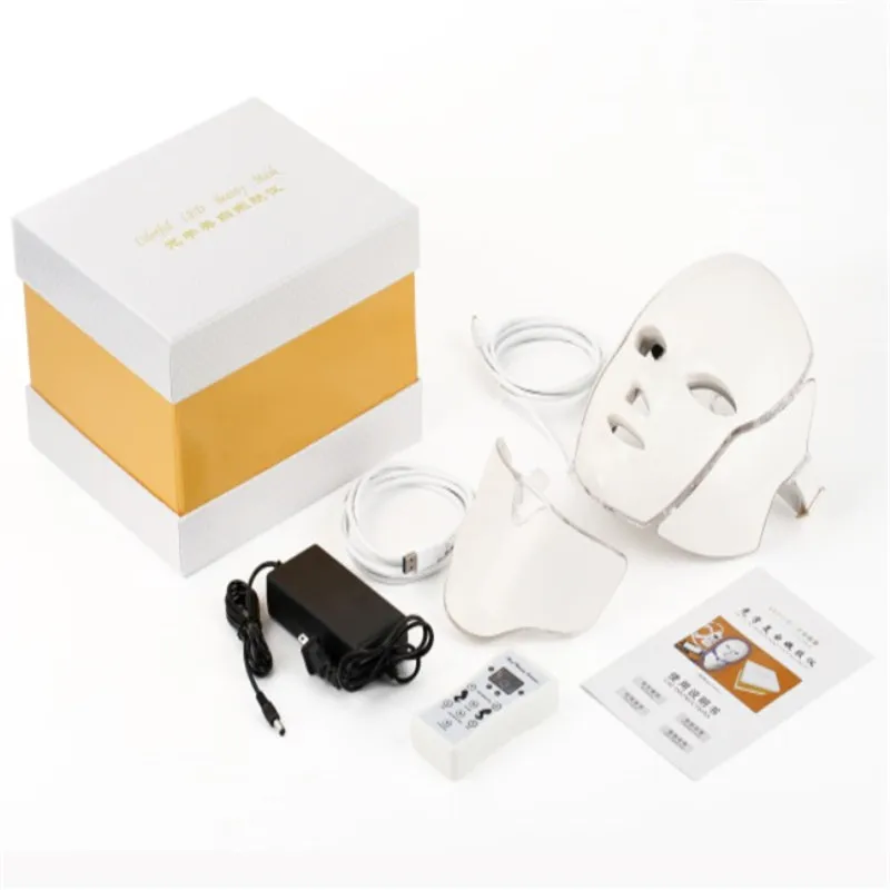 LED light mask home use cosmetology therapy device (1)_