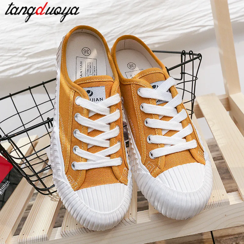 

spring summer shoes women low heel womens shoes casual canvas shoes women 2019 breathable shoes slippers sapato feminino