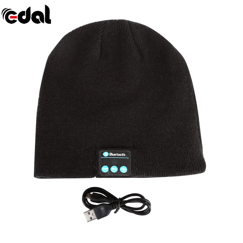 EDAL Unisex Soft Warm Beanie Hat Wireless Bluetooth Smart Cap Headphone Headset Speaker Mic with 11 Colors EDAL Unisex Soft Warm Beanie Hat Wireless Bluetooth Smart Cap Headphone Headset Speaker Mic with 11 Colors