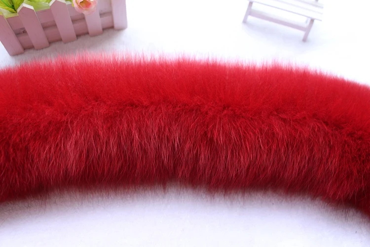 natural fox fur collar scarf (14)