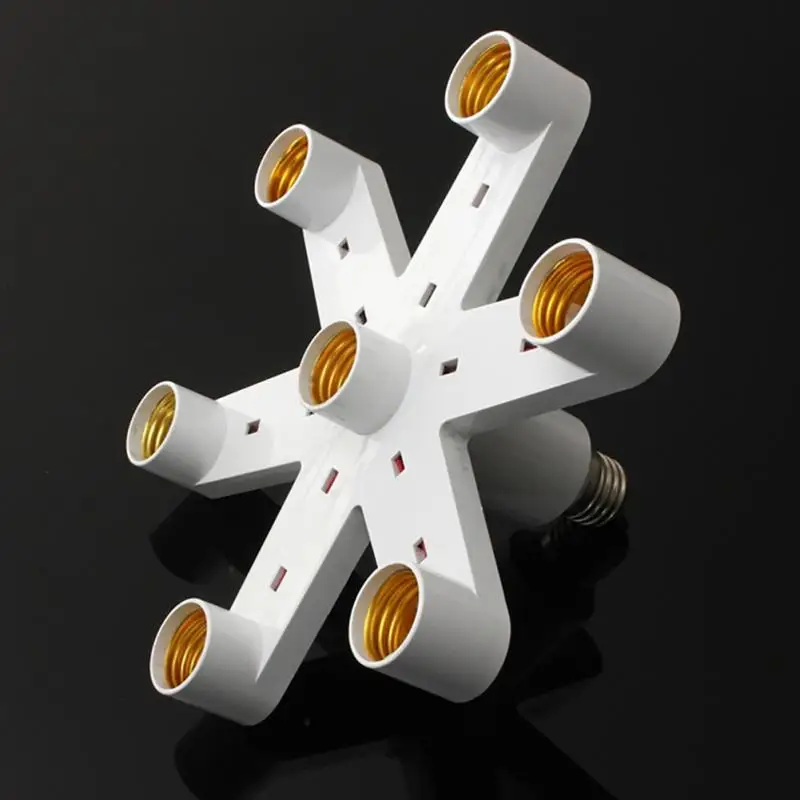 

Photo Video Studio Lamp Bulb Adapter 3 in 1 and 7in1 E27 Base Socket 110V-240V lamp socket Splitter Light Base Holder