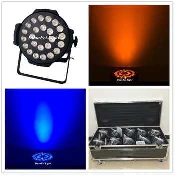 

(10pcs+Flightcase) 24 led par aluminum alloy 24*10w led par can spot rgbw dj par led lyre wash case