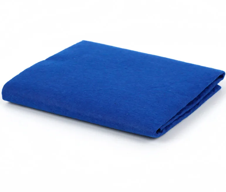 1 шт 50*40 см большой лист детский ручной работы DIY производственный материал Нетканая ткань фестиваль макет войлочная ткань - Цвет: Королевский синий