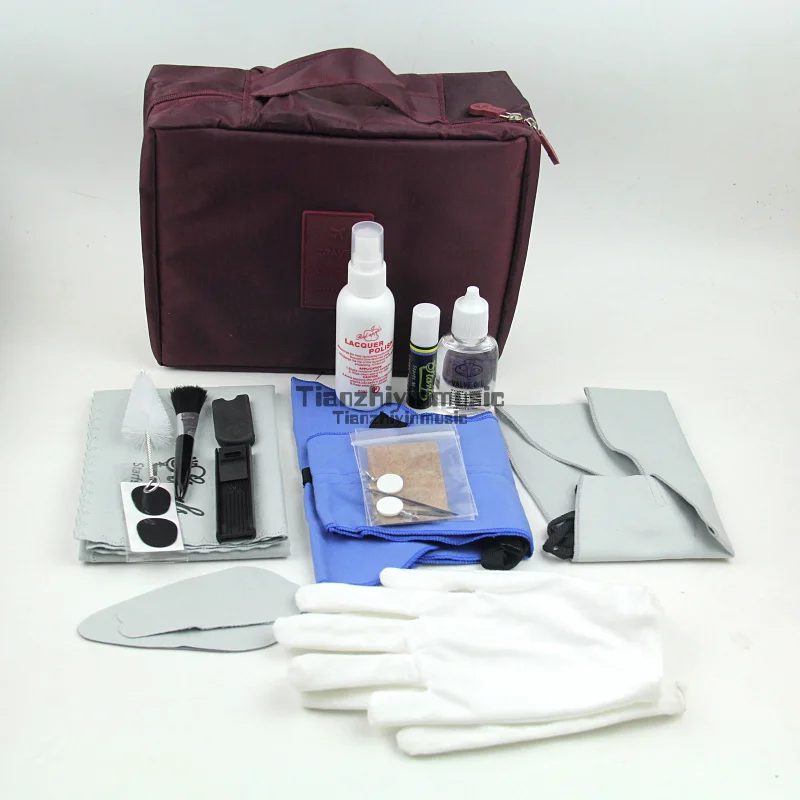 

alto Saxophone Cleaning and Maintenance Kit - Brush, Cloth, Grease, reeds & more Clean maintenance and maintenance