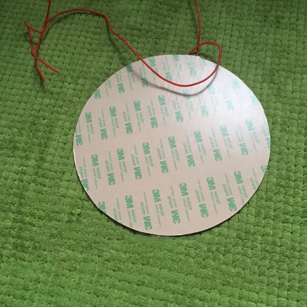

Silicone heating pad heater 220V 350W 380mm for 3d printer circular heat bed 1pcs