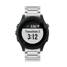 Настоящий браслет из нержавеющей стали ремешок для Garmin Forerunner 935 Прямая поставка JULL15 Профессиональный Oct2