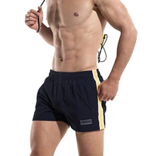 Брендовые мужские пляжные шорты для серфинга сексуальное нижнее белье для геев купальник из полиэстера купальный Мужские Шорты для купания Плавание Короткие штаны Мужской купальный костюм