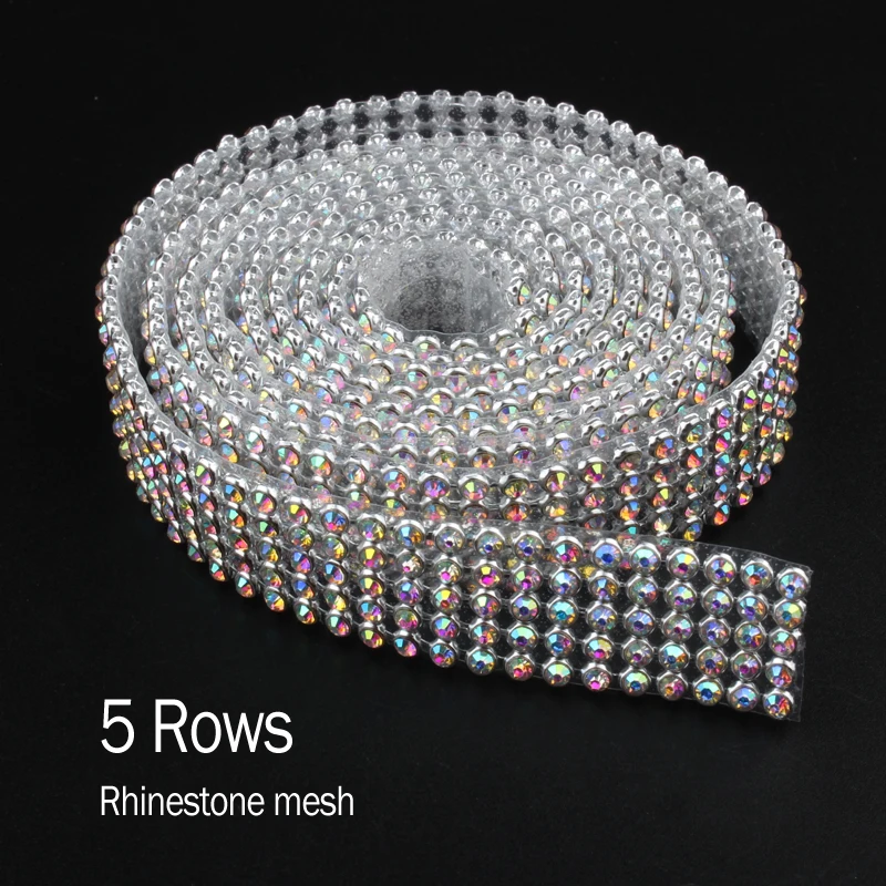 Горячая Распродажа Стразы mesh Silver SS8 crystalAB алюминиевая клеевая основа для сумок