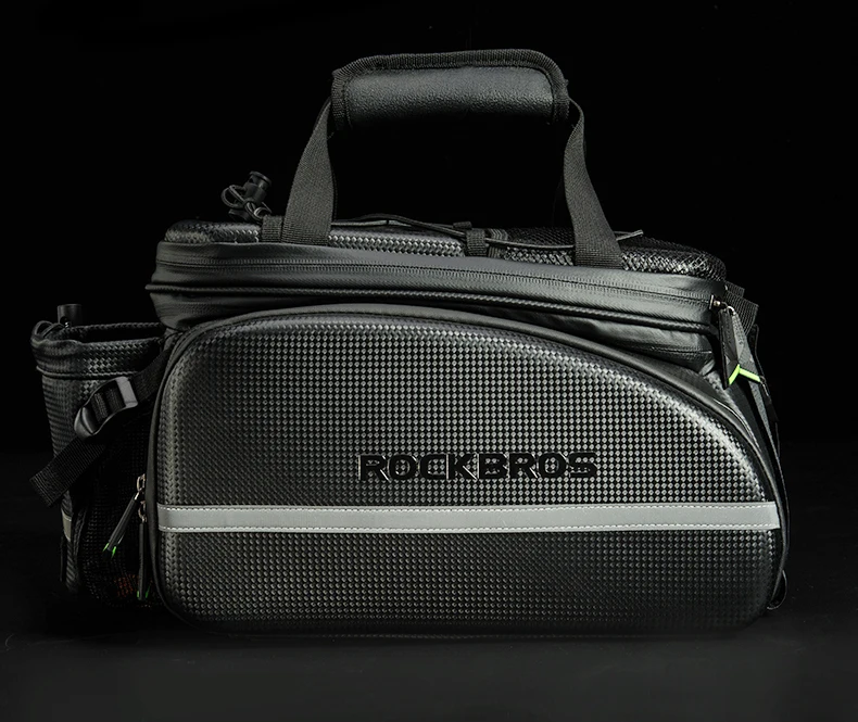 ROCKBROS 35L MTB велосипедные сумки рама Стойка Сумка Водонепроницаемый Многофункциональный 3 в 1 светоотражающий велосипедный большой пакет велосипедные сумки для багажа