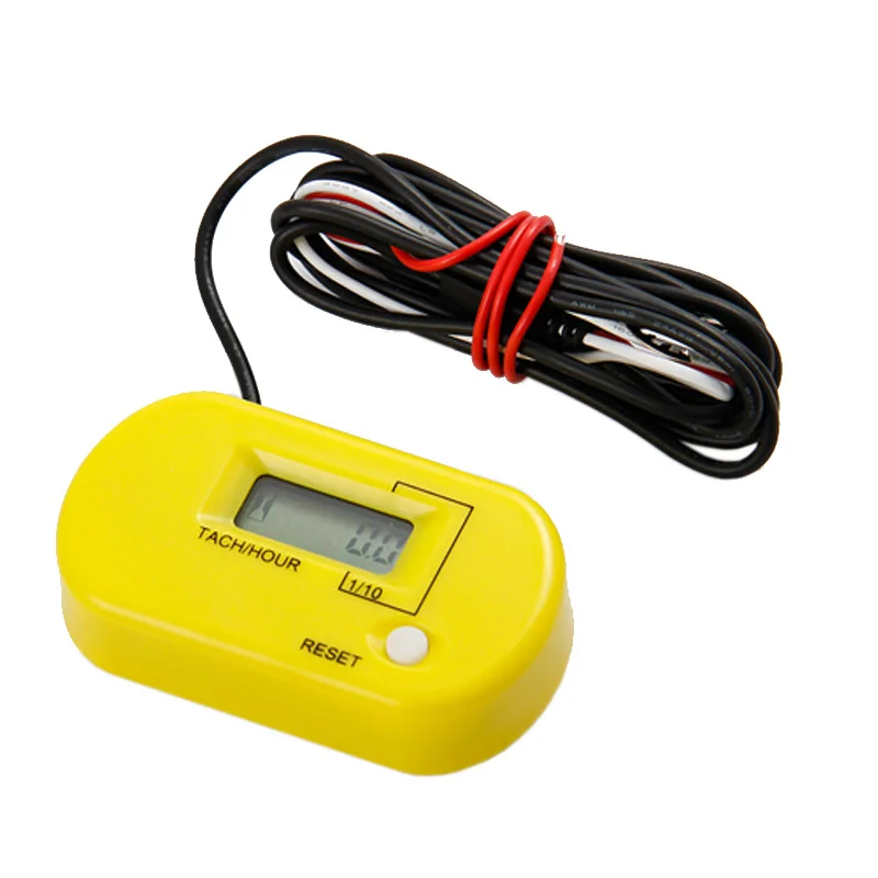 Resettable Running Tachometer RPM meter Hour Meter Hour Meter