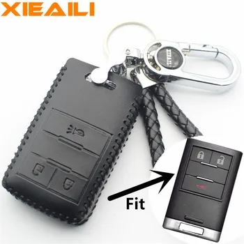 

XIEAILI Genuine Leather Remote Key Chain 3Button Smart Key Case Cover For Chevrolet New Captiva/Malibu/Trax/Luminous S325