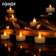 

Top Selling Mini Led Tea Light Electric Flameless Led Candles With Remote Control Timing Wedding Party Christmas 12Pcs 24Pcs