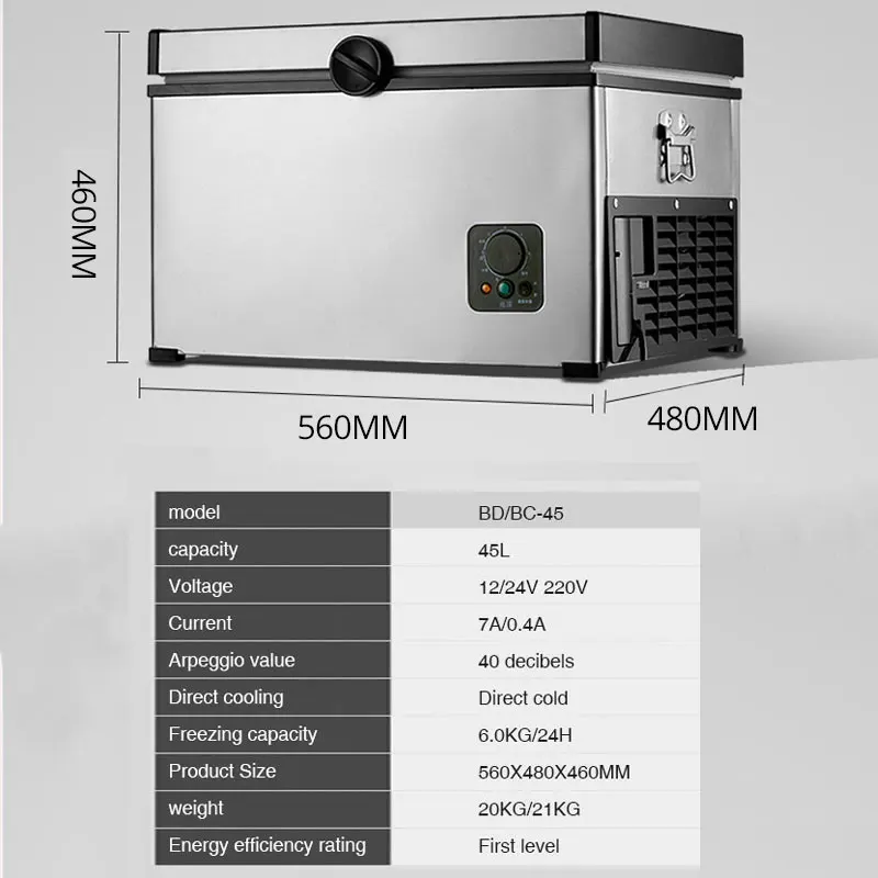 35L-45L-220V-Refrigerator-Auto-Refrigerator-Mini-Fridge-Car-Refrigerator-Portable-Cooler-Nevera-Camping-Vehicle-Home