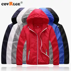 Covrlge Мужская Светоотражающая куртка быстросохнущее пальто солнцезащитное водостойкое ультра-легкое пальто-ветровка тонкая верхняя