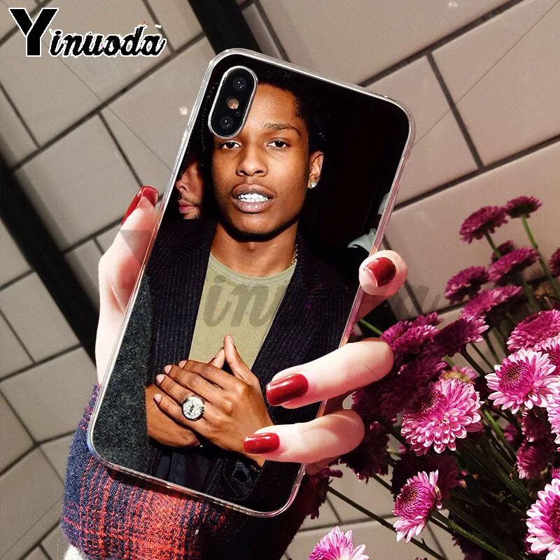 Yinuoda A$ AP Asap Rocky Lord Flacko простые мягкие термополиуретановые чехлы Модные Цветные чехлы для телефонов для iPhone 8 7 6 6S Plus X XS max 5 5S SE XR - Цвет: 1