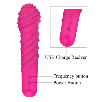FAAK Powerful clit Vibrators for Women Silicone Magic AV Wand Body Massager Sex Toy Female Masturbator Man Sex Products 7 speed 6