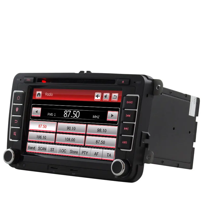 Clearance Cheap Car DVD Player GPS Navigation Two Din 7 Inch For Volkswagen VW Skoda POLO PASSAT B6 CC TIGUAN GOLF 5 Fabia support 1080p 3